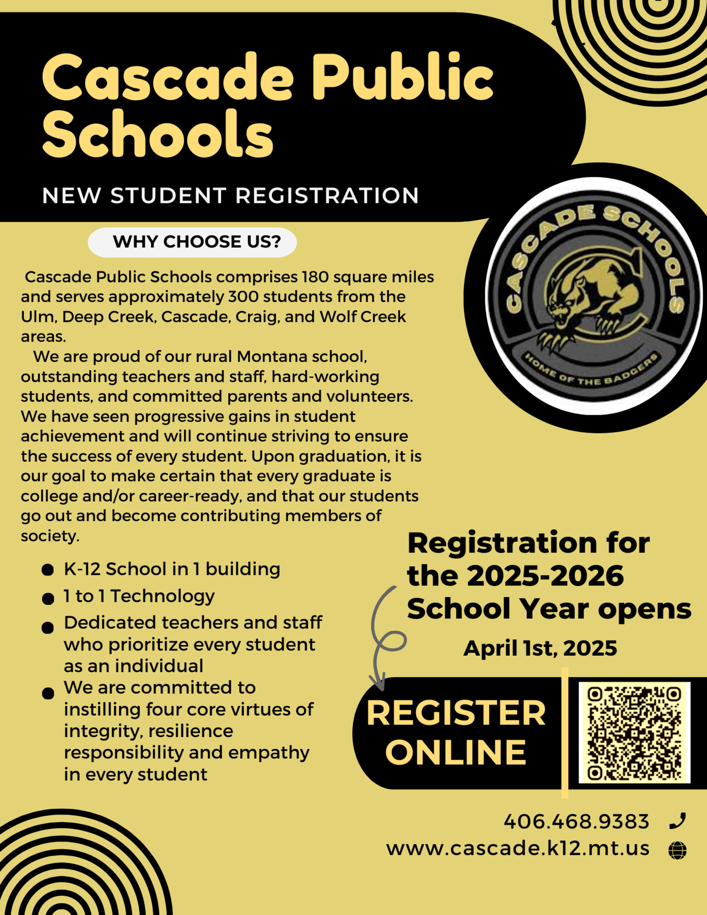 New Student Registration