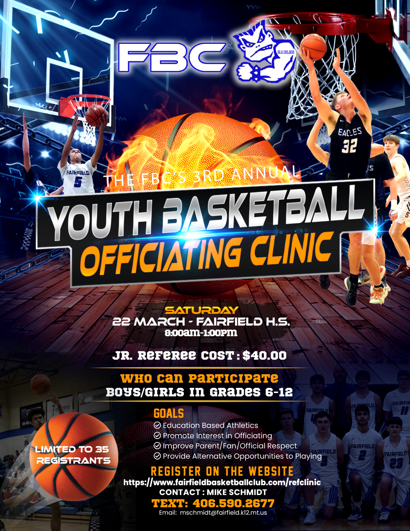 Junior Ref Clinic Spots Still Available!