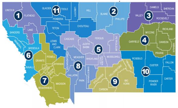 Montana Tax Map
